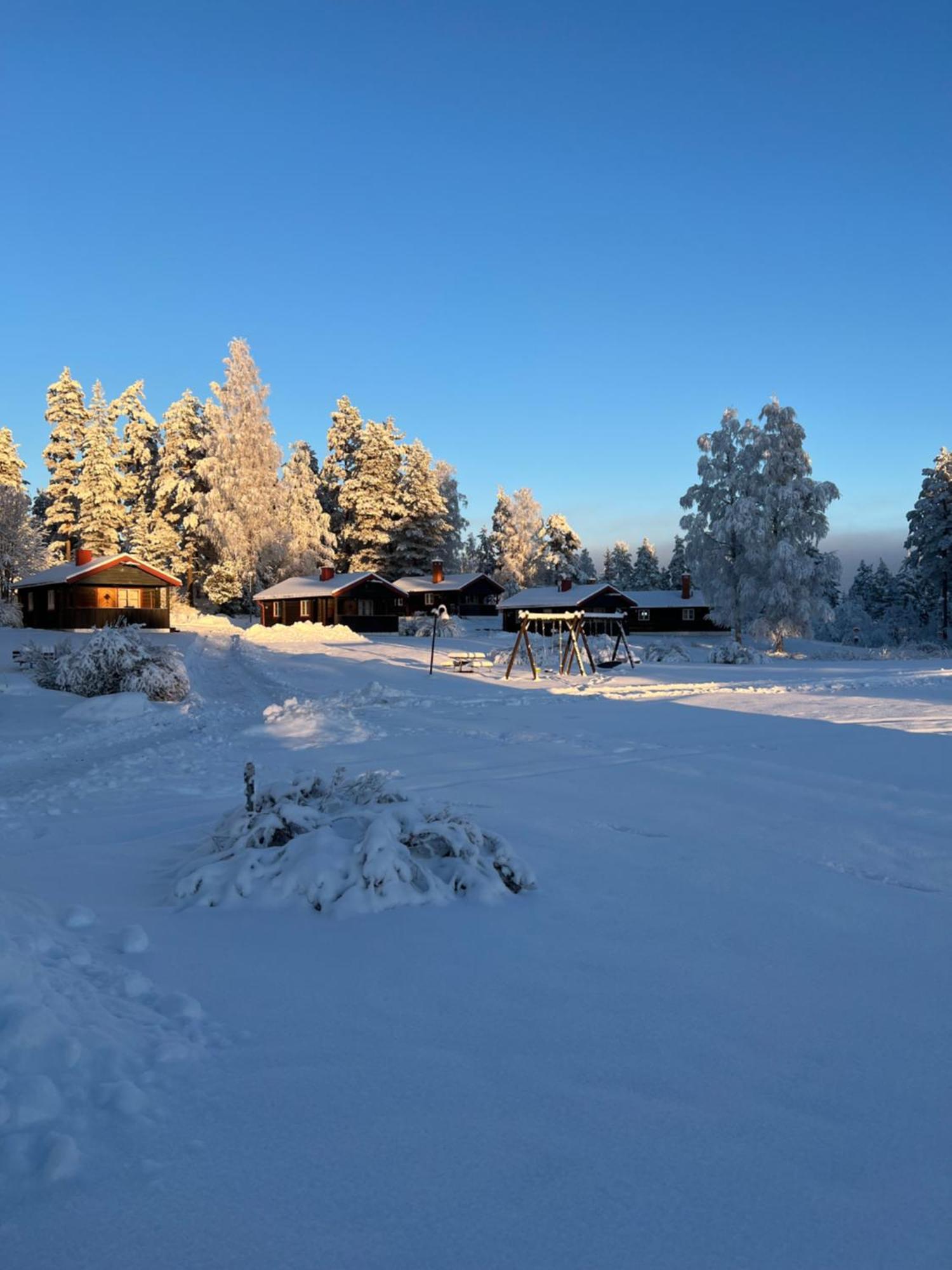 Siljansnaes Stugby Hotel Exterior foto